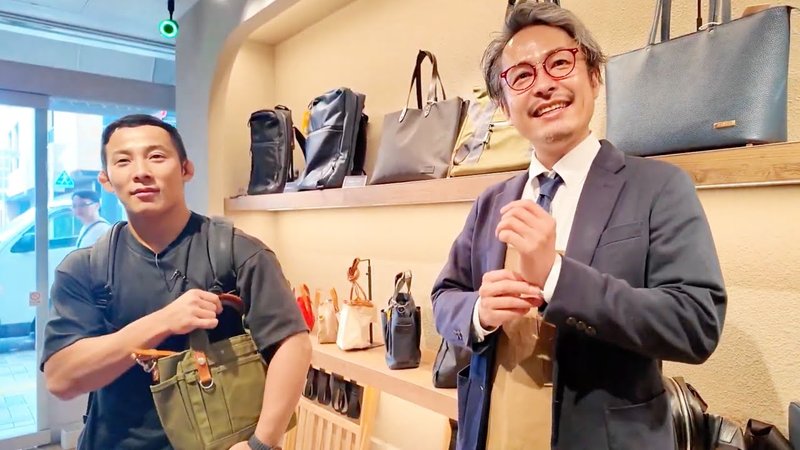 YouTube動画｜柔道家・高藤直寿さんがカワニシカバン神楽坂店に来店